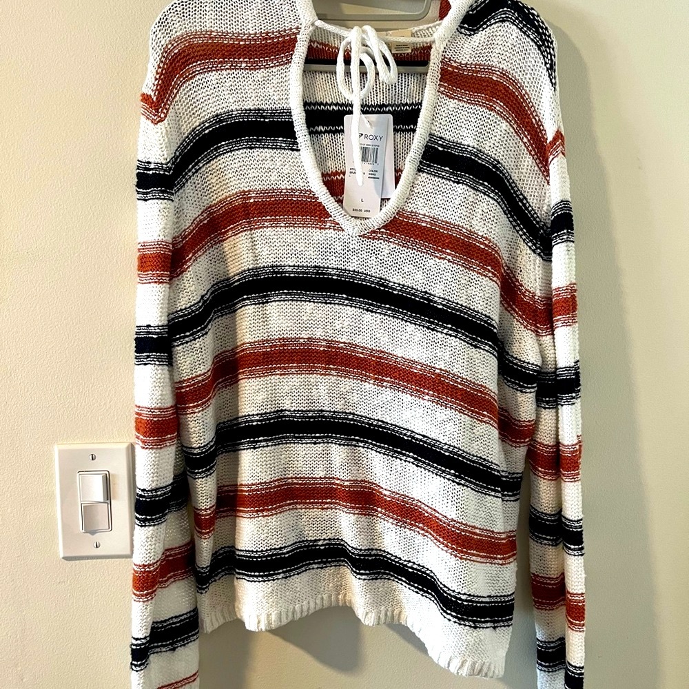 NWT ROXY girls  over sized cover up hoodie